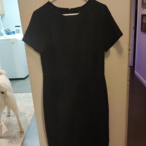 Banana Republic Elegant Black Midi Dress Size 10